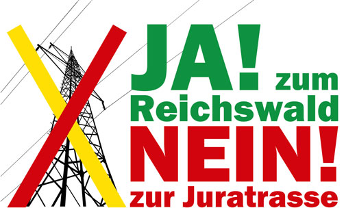Bürgerinitiative JA zum Reichswald – NEIN zur Juratrasse!